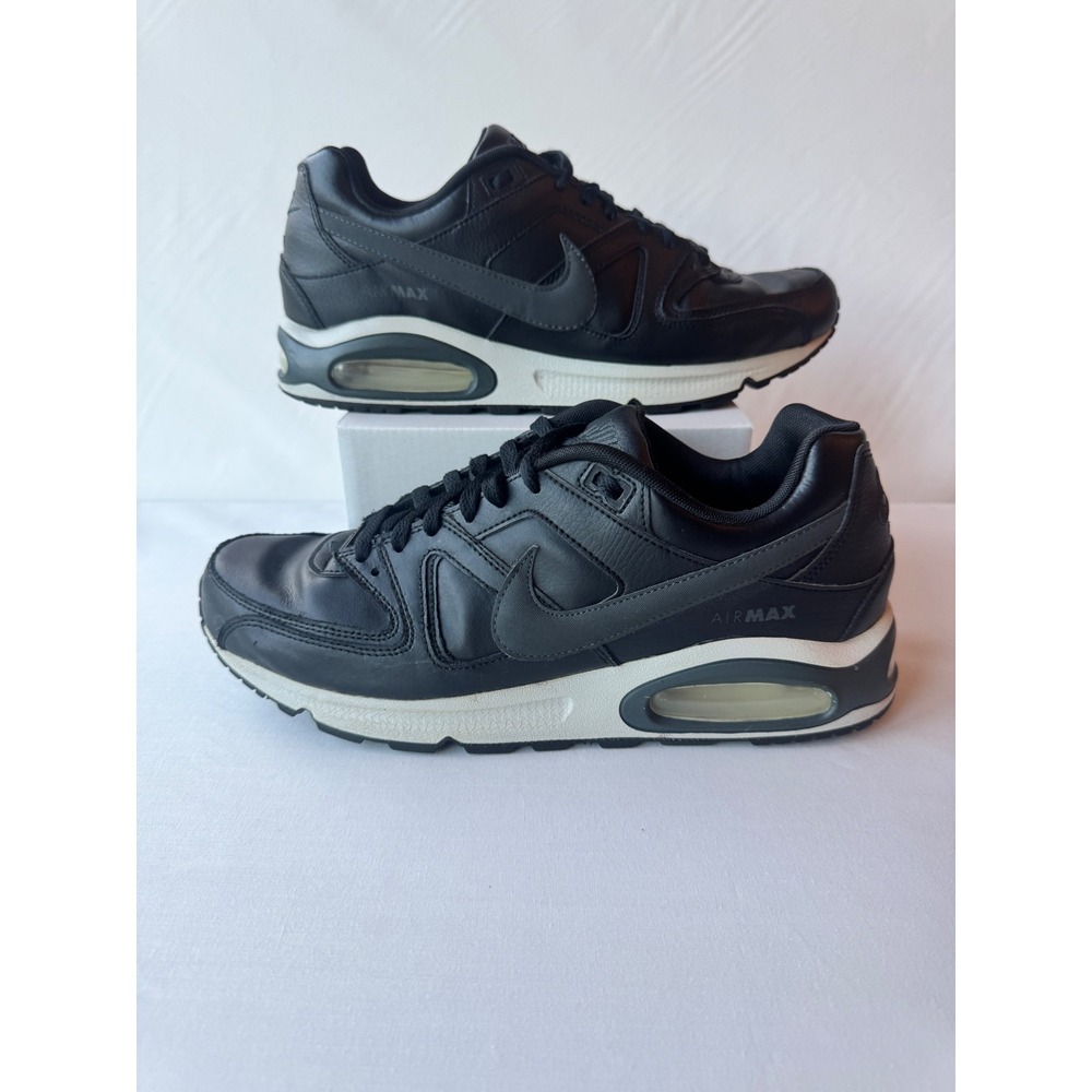 Nike Air Max Command Mens Black Leather Low Top Sneakers Size 11.5 629993-032
